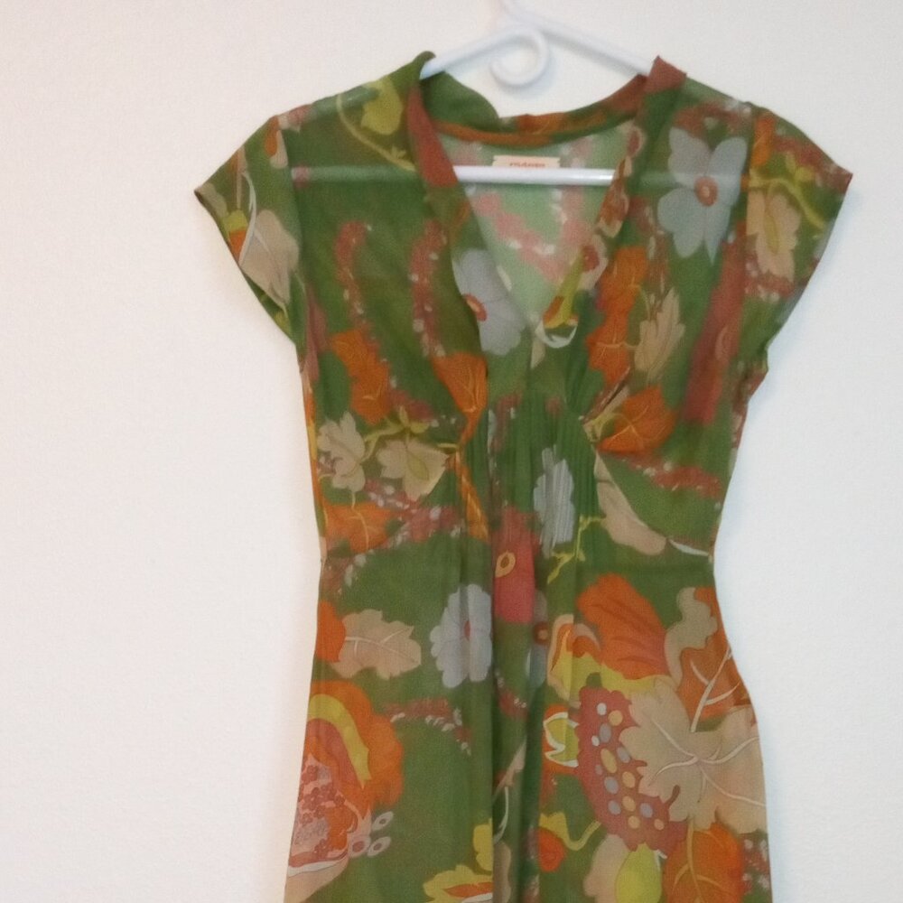 Sexy georgette chiffon dress, woman's size 4-6